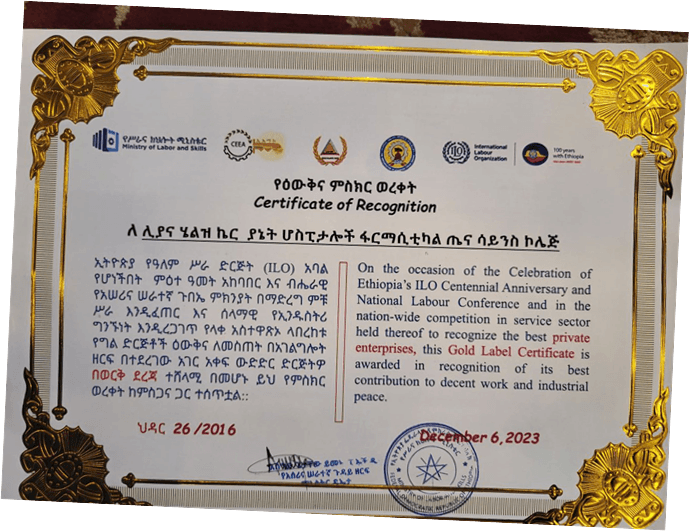 Decent Work & Industrial Peace Gold Award